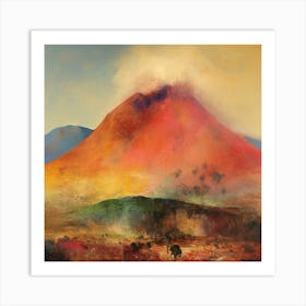 Volcano in the Paradise 4 Art Print