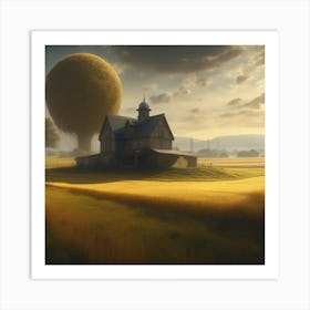 Hay Bales 2 Art Print