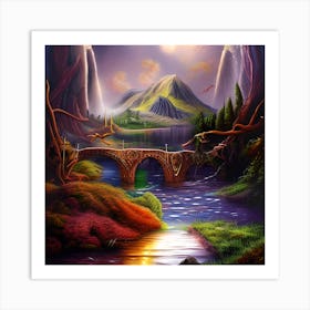 Paradise Landscape Art Print