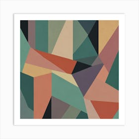 Abstract Geometric Pattern 50 Art Print