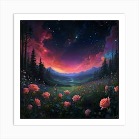 Default In A Mesmerizing Digital Painting A Large Space And Be 0 1 Art Print