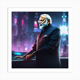 Narendra Modi 1 Art Print