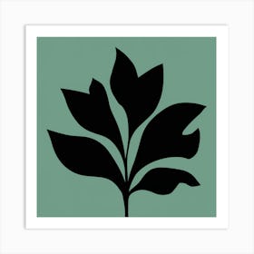 Leaf Silhouette Art Print