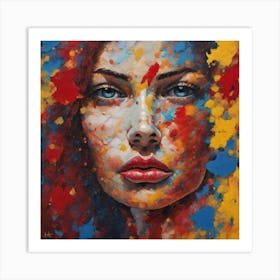 Portrait Of A Woman 1 Art Print