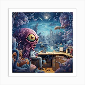 Octopus 1 Art Print