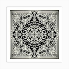 Celtic Mandala Art Print