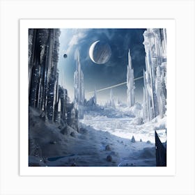 Ice City Art Print