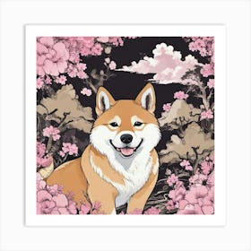 Shiba Inu 26 Art Print