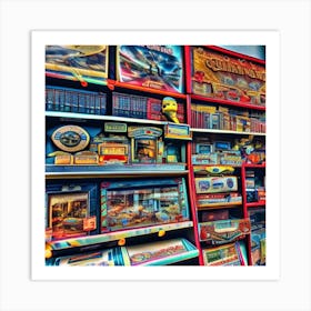 Collection Of Toys Art Print