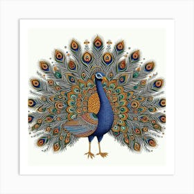 Peacock 3 Art Print