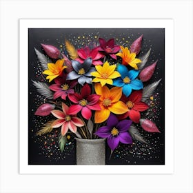 Flowers In A Vase 8 Art Print