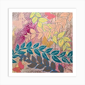 'Fluttering Leaves' Art Print