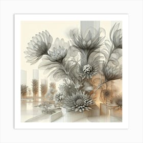 Flowers In A Vase Art Print