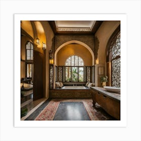 Before And After Interior Design Showcasing A Vill (8) Art Print