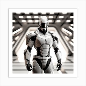 Futuristic Robot 109 Art Print