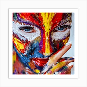 Painter Woman Art Print