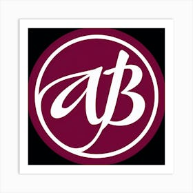 Ab Logo 2 Art Print