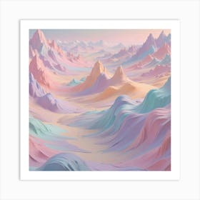 Abstract Landscape Art Print