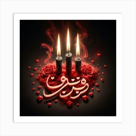 Islamic Calligraphy 7 Art Print