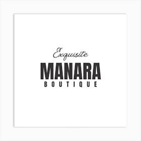 Manara Boutique Art Print