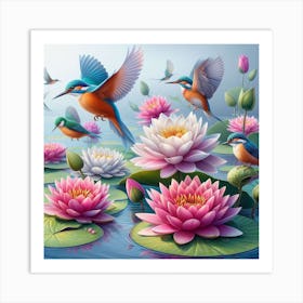 Water Lilies Art Print