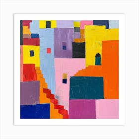 Abstract Travel Collection Fez Morocco 3 Art Print