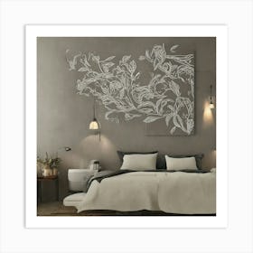 Abstract Floral Wall Art 7 Art Print