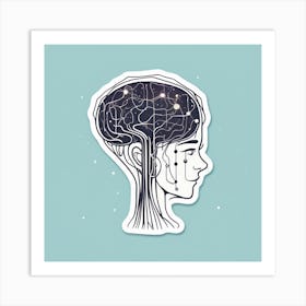 Brain Tree 2 Art Print