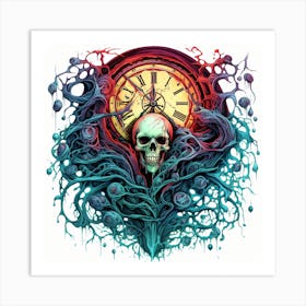 Clock Of The Dead 1 Art Print