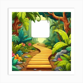 Jungle Pathway Art Print