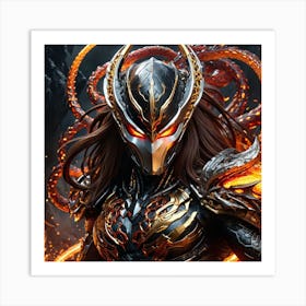 Demon Warrior hty Art Print