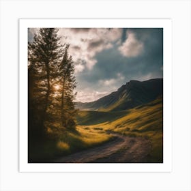 Road In The Mountains 3 Art Print