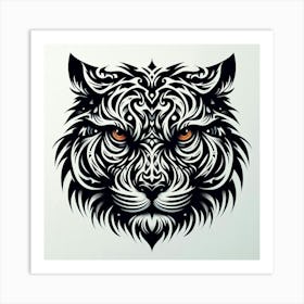 Tribal Tiger Art Print