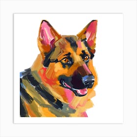 German Shepherd 01 Art Print