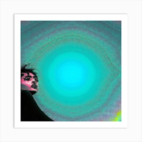 Woman With A Blue Eye Art Print