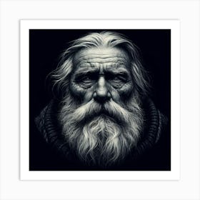 Old Man With Beard Art Print