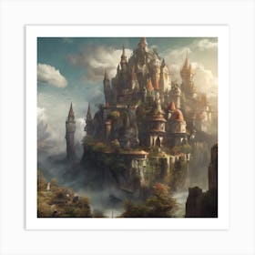 Fantasy Castle 17 Art Print