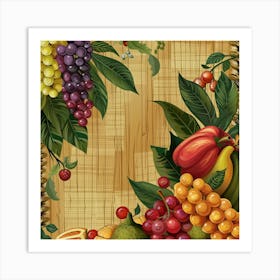 Fruit Frame Art Print