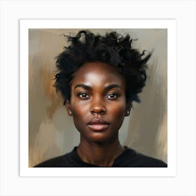 N Ultra Realistic Digital Portrait Of Visiona 117 Art Print