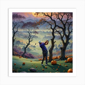 PUMKIN Woods Art Print