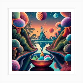 A Fantasy Surreal Image 3 Art Print