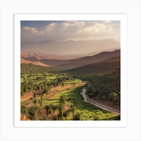 Moroccan Desert Art Print