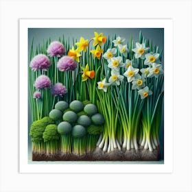 Garden Of Vegetables Art Print