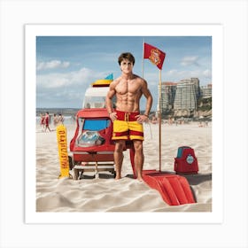 Harry potter/Baywatch Art Print