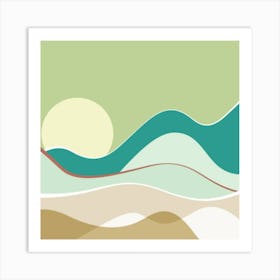 Abstract Landscape 3 Art Print