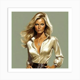 Bond Girl Villian 1 Art Print