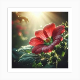 Hibiscus Flower Art Print