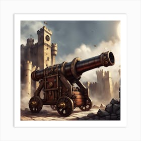 Bombard Canon Siege Art Print