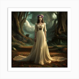 Alone In The Woods Art Print