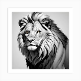 Lion Portrait 1 Art Print